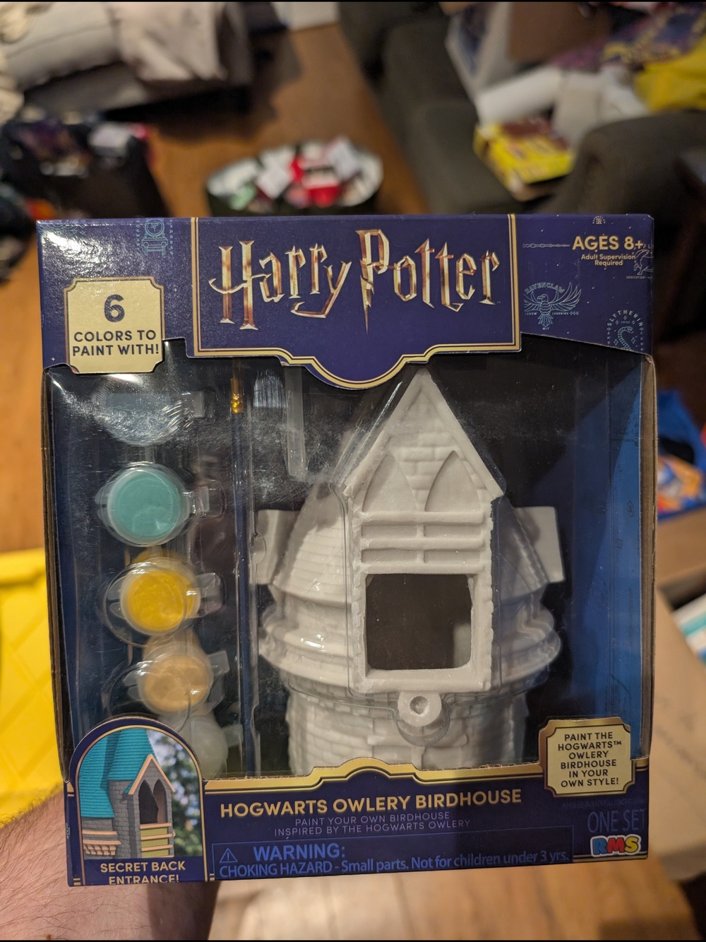 Harry Potter Hogwarts Owlery Birdhouse Paint Kit - White